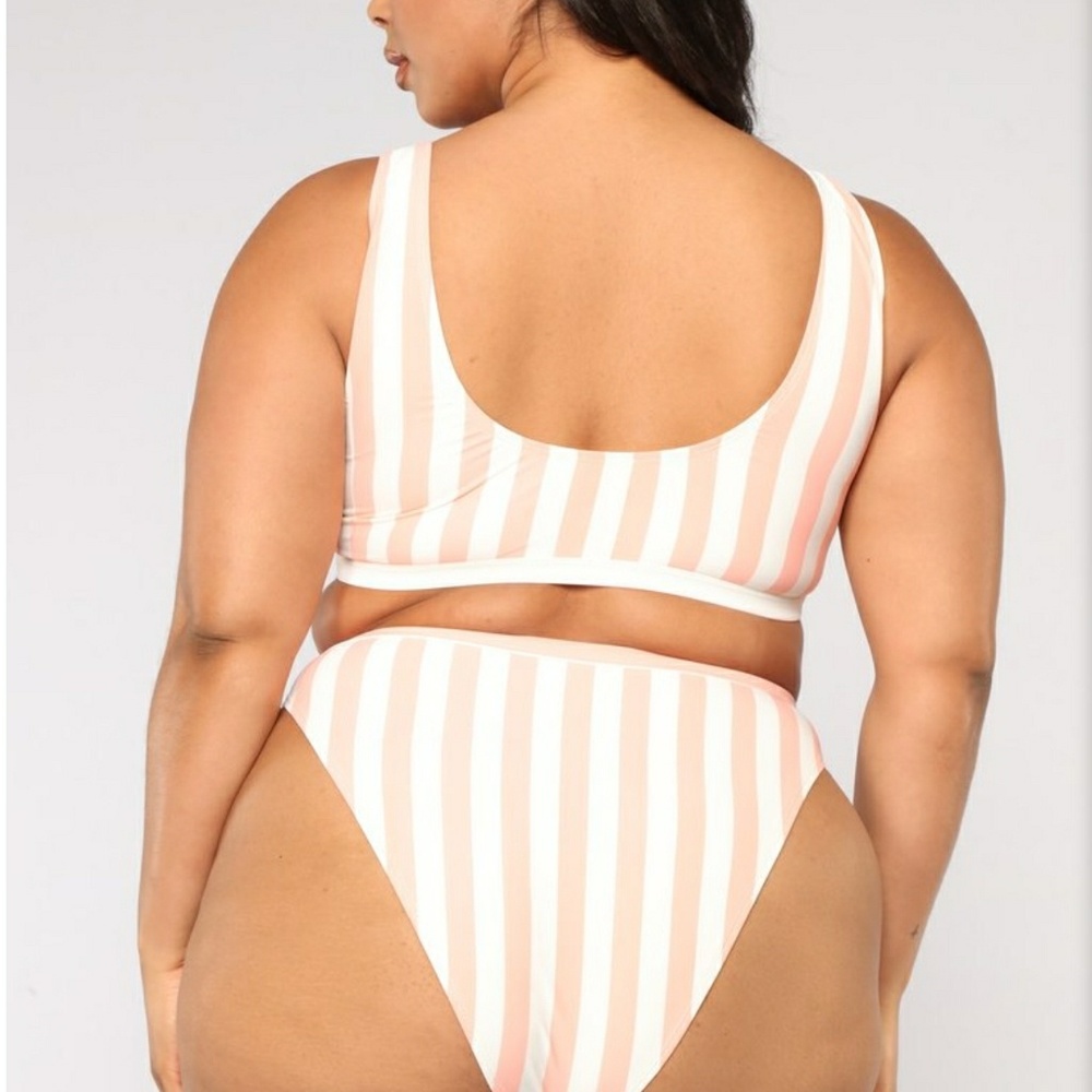 Fashion Nova Striped Bikini